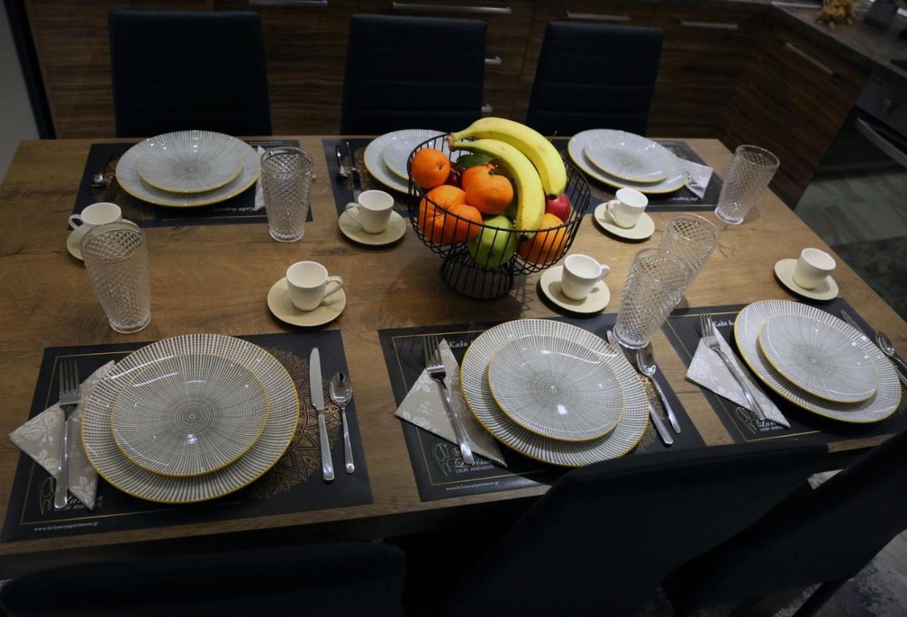 La Larissa Luxury Apartments Peneus מראה חיצוני תמונה